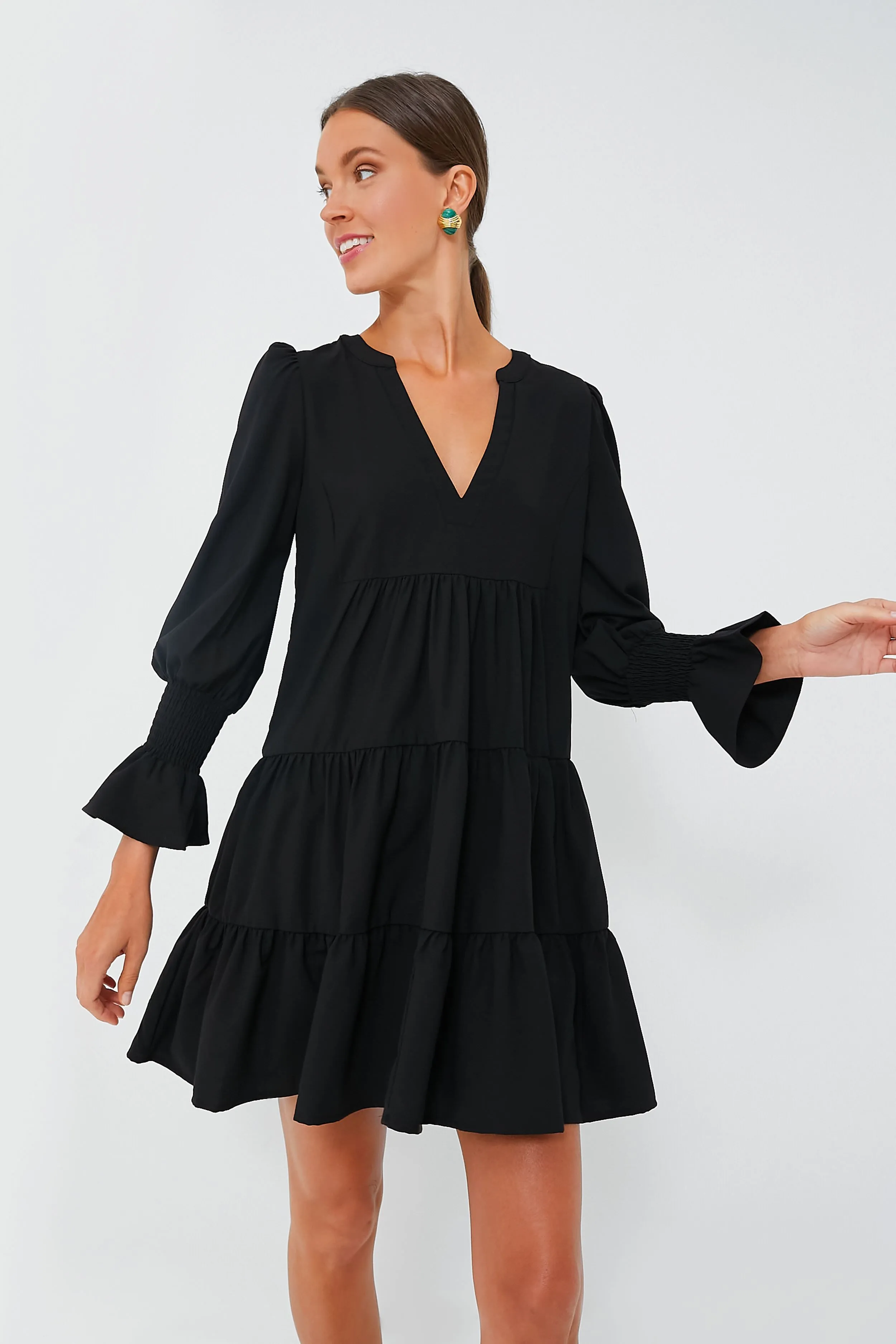 Black Crepe Kenzo Dress
