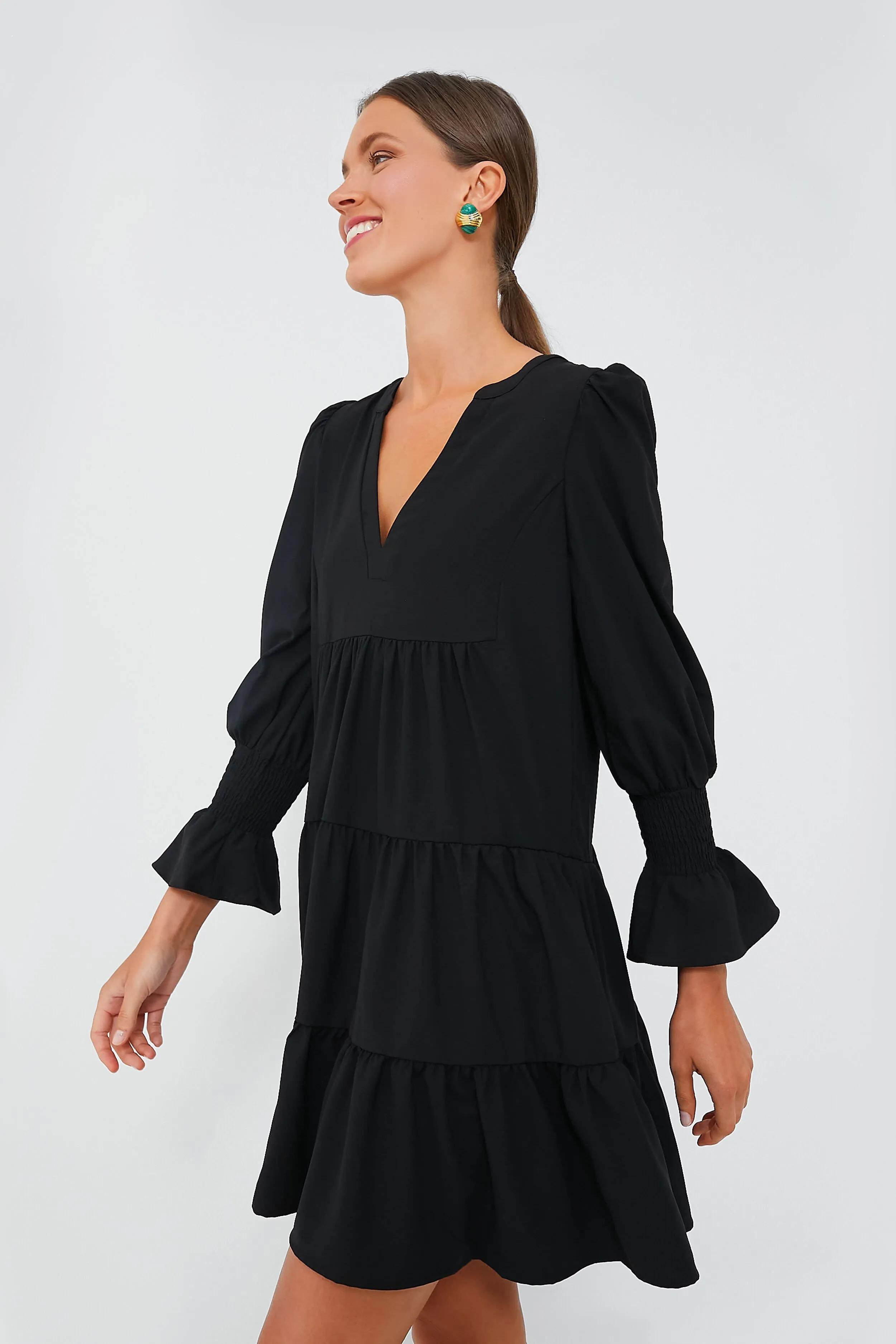 Black Crepe Kenzo Dress