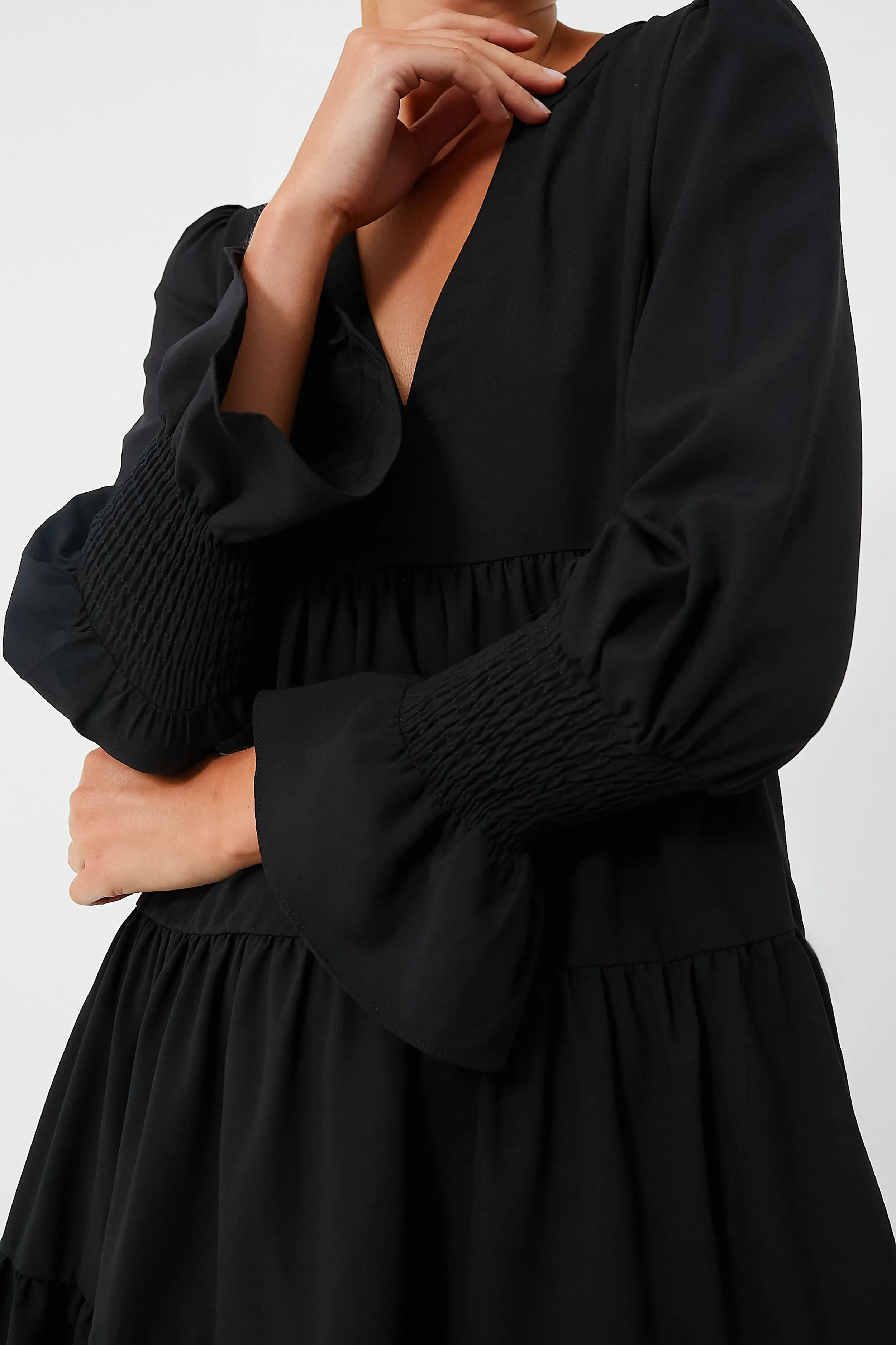 Black Crepe Kenzo Dress