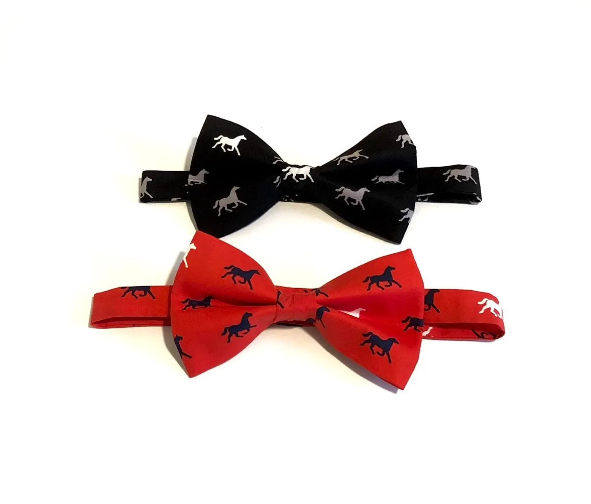 Derby Horses Self Tie Bow Ties
