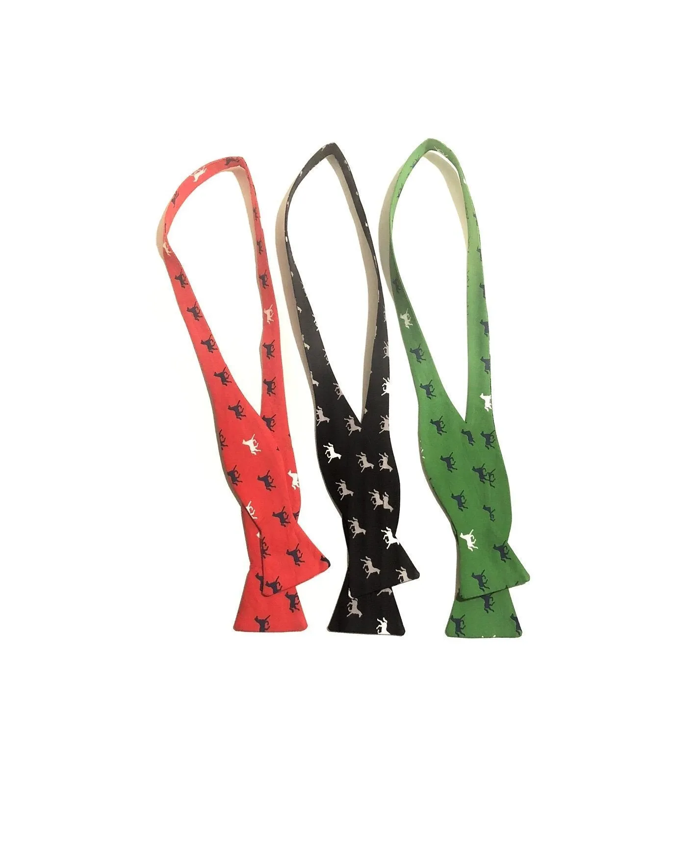 Derby Horses Self Tie Bow Ties