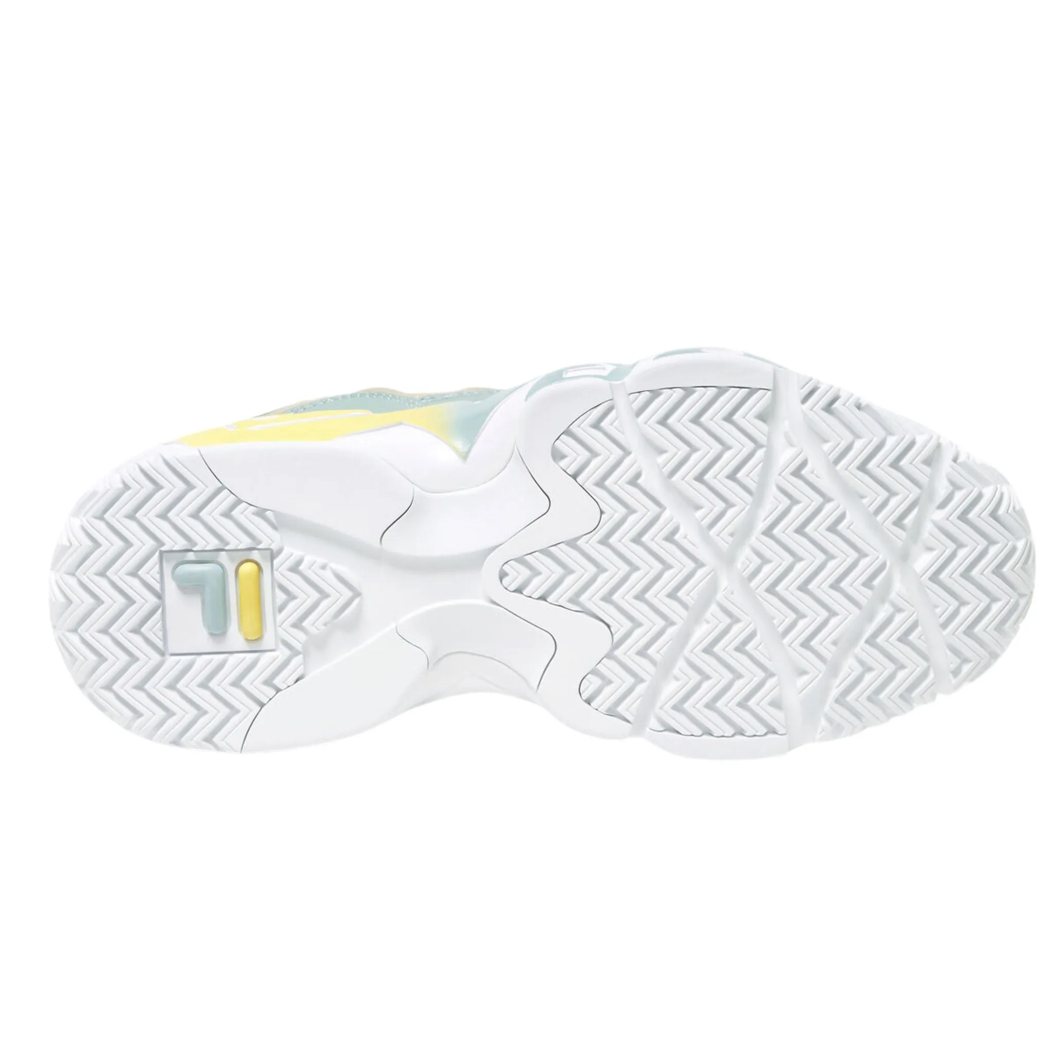 Fila Men's 1BM01866-107 MB Jamal Mashburn Egret Gray Mist Aurora Retro Basketball Shoes