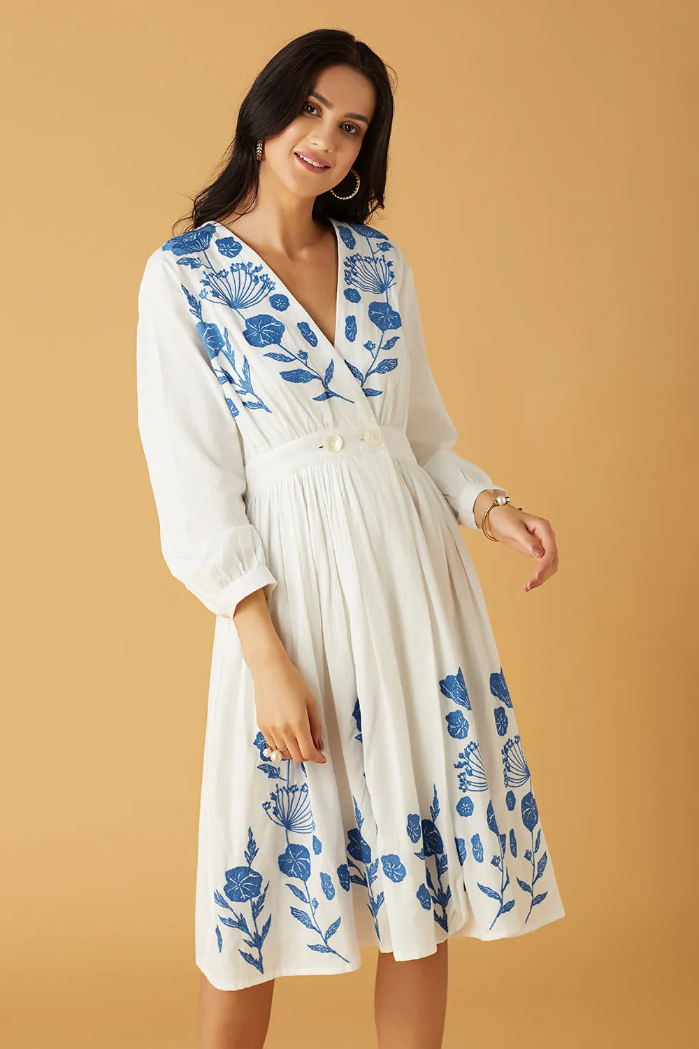 Floral Midi Bloom Dress