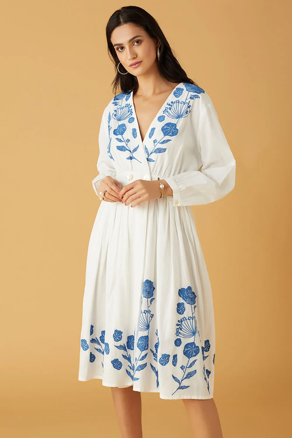 Floral Midi Bloom Dress