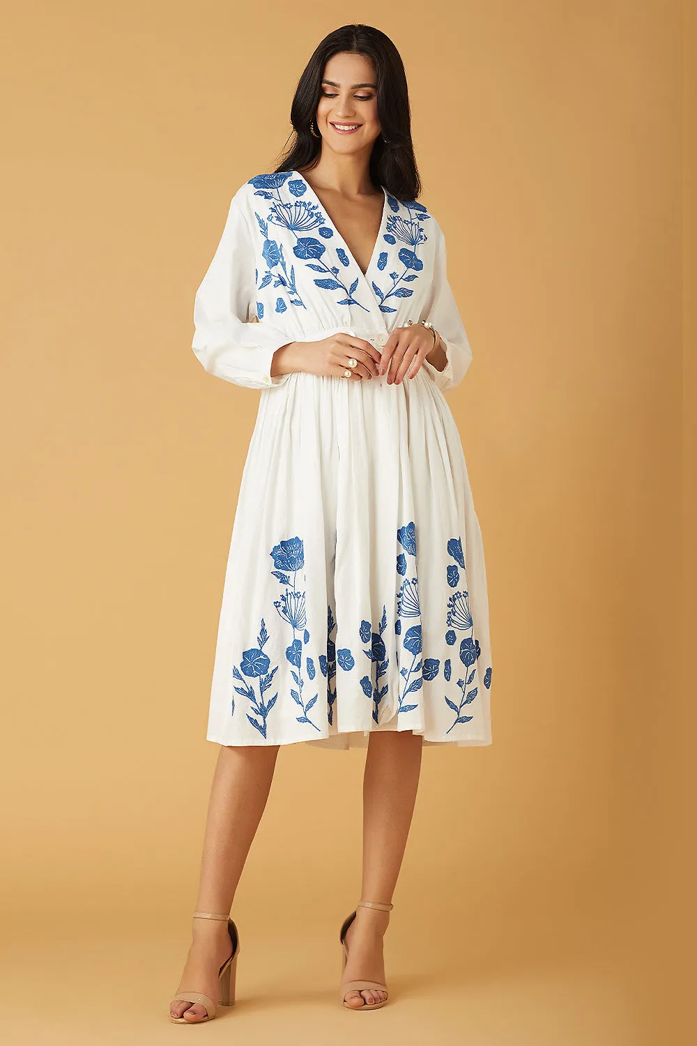 Floral Midi Bloom Dress