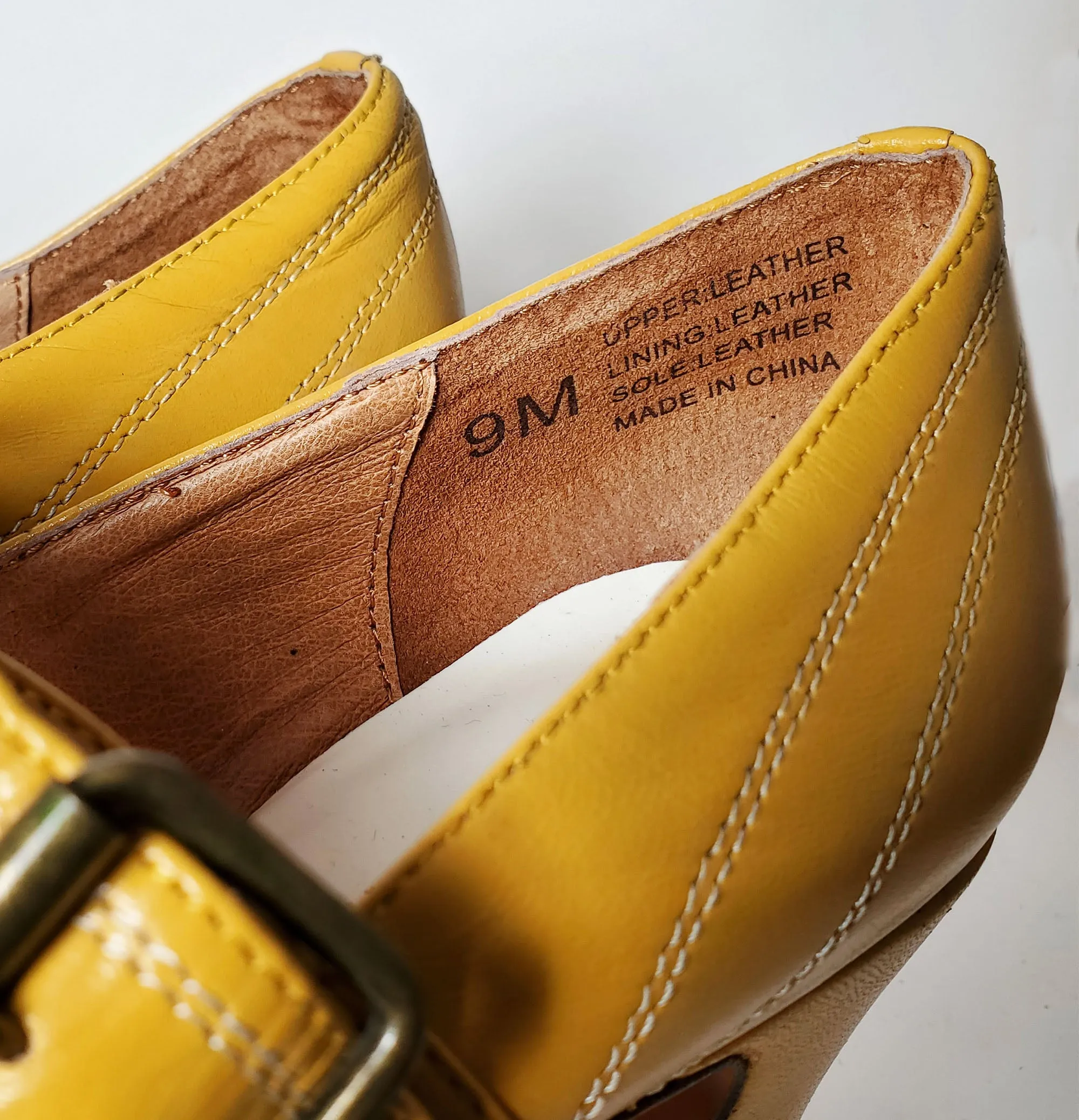 It Girl Mustard 1920's Style Heels LAST PAIR!