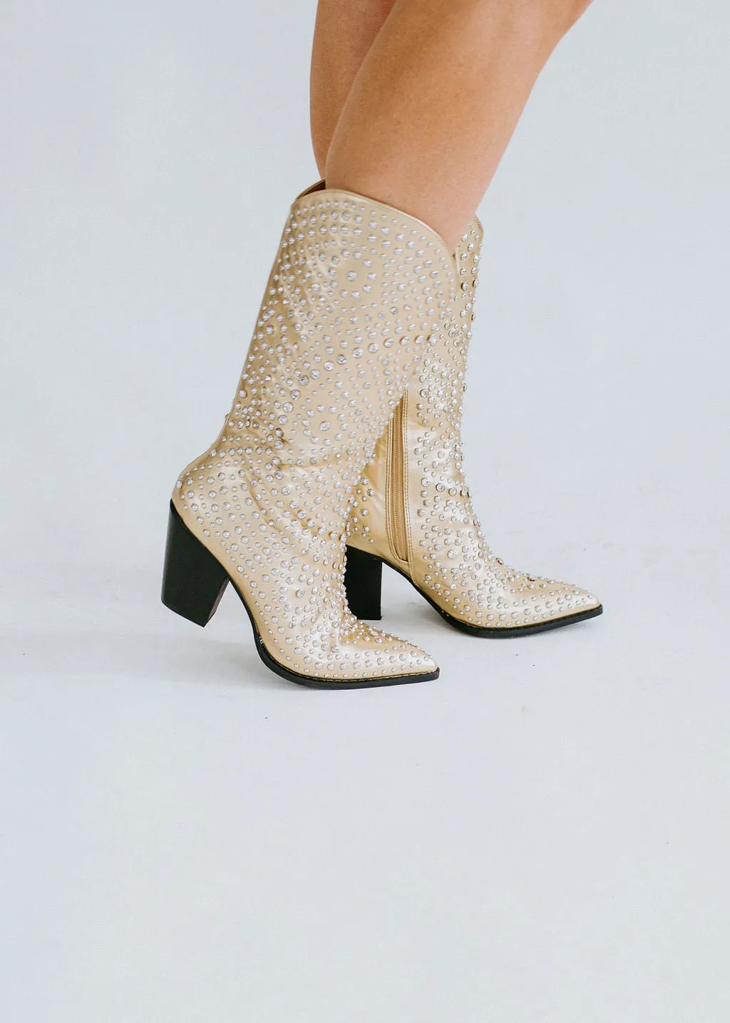 Kick Back Stud Boots