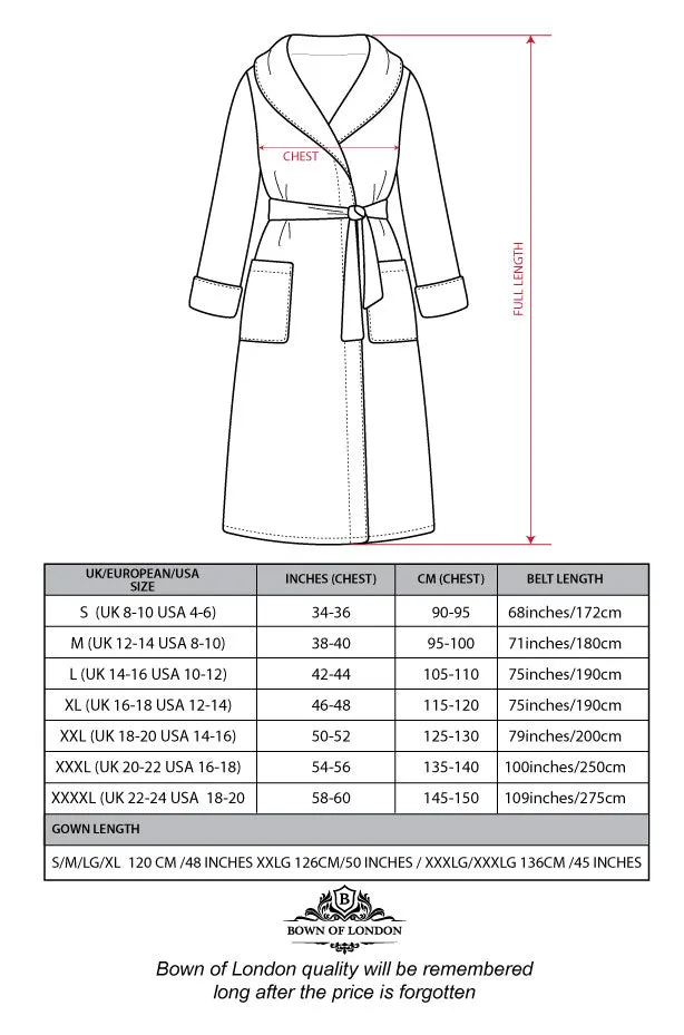 Lightweight Women's Dressing Gown - Garden Treasure