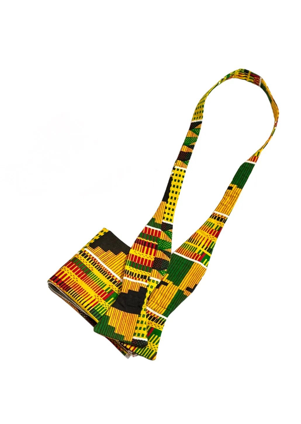 Mens Kente Self Tie Bow Tie Set