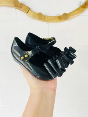 Mini Melissa Bow Mary Janes, size 6 (24)