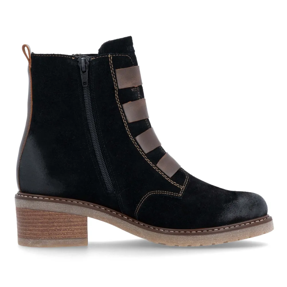 Remonte Aida 76 Black Suede Boot (Women's)