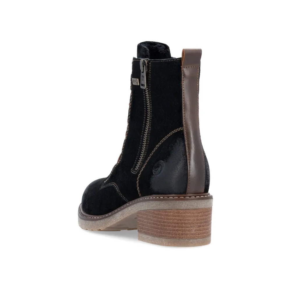 Remonte Aida 76 Black Suede Boot (Women's)