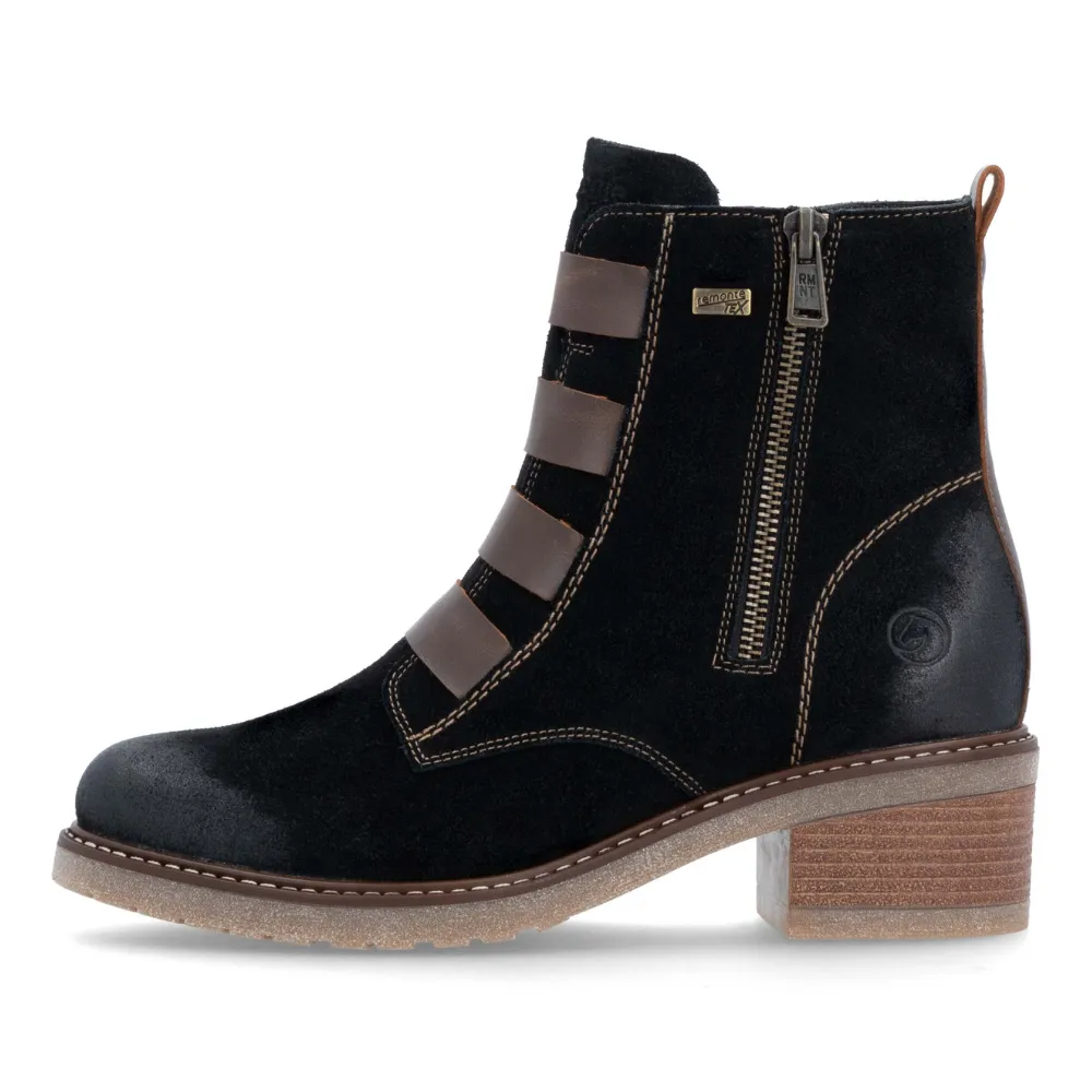 Remonte Aida 76 Black Suede Boot (Women's)