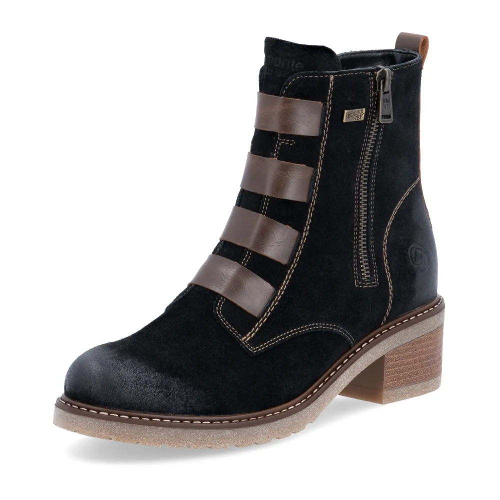 Remonte Aida 76 Black Suede Boot (Women's)