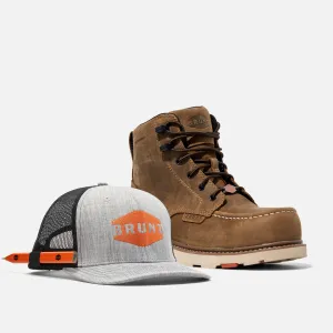 The Marin (Soft Toe) & Grey Snapback