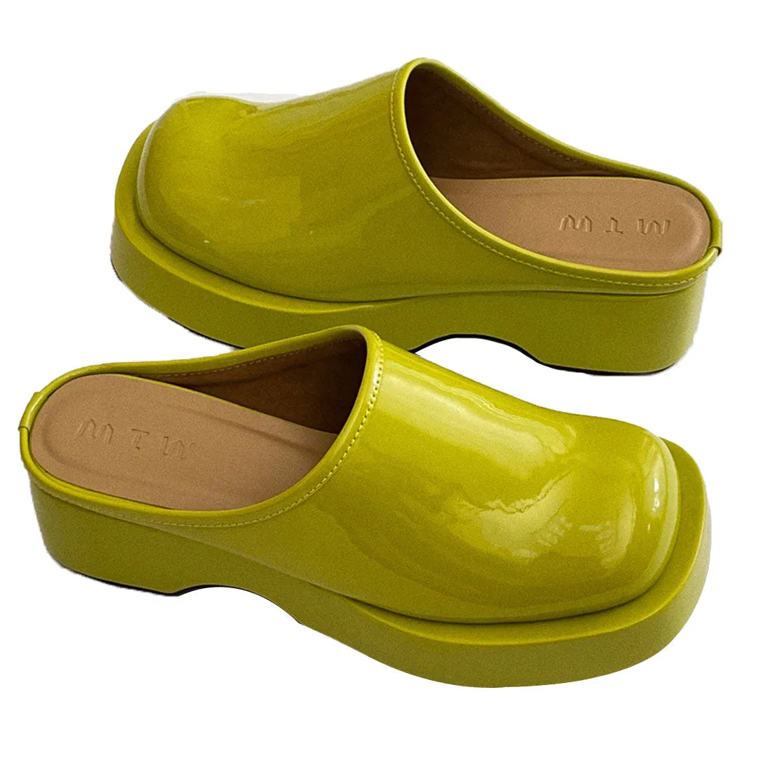 Ziggy Clogs Lime Green